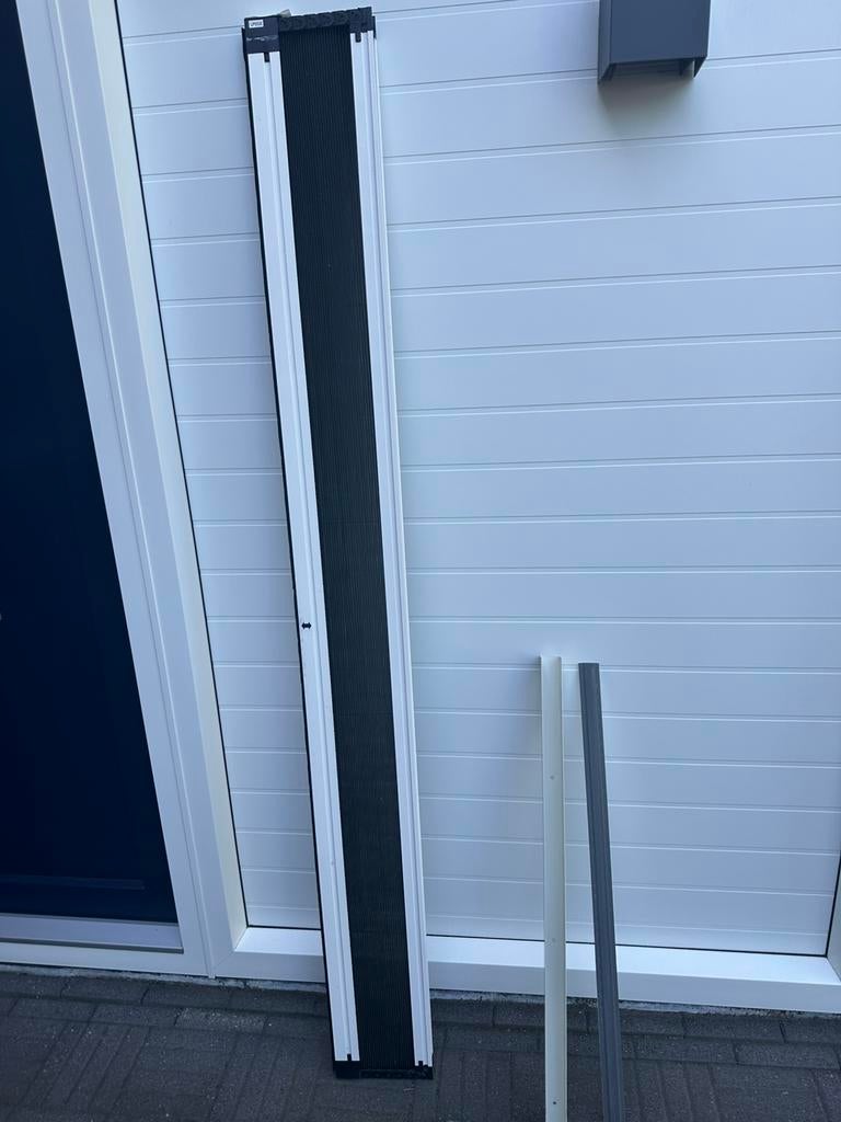 Hamstra Plisse hordeur, Ophalen, Gebruikt, Wit, Minder dan 100 cm