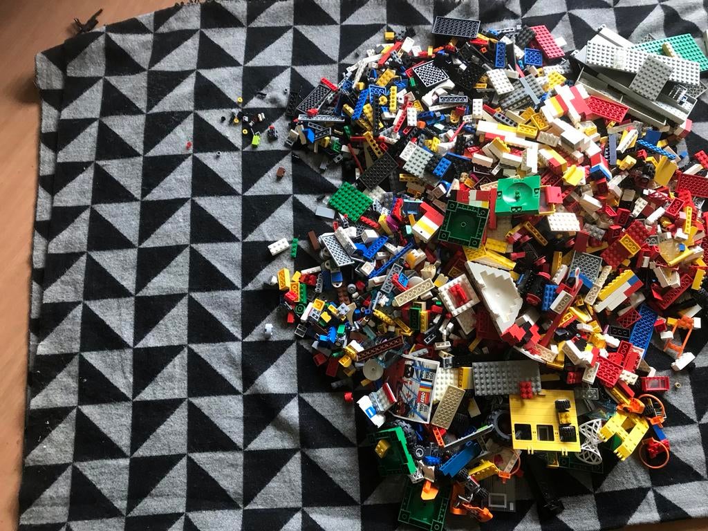 Grote partij vintage Lego bouwstenen ruim 6 kilo., Ophalen of Verzenden, Gebruikt, Losse stenen, Lego