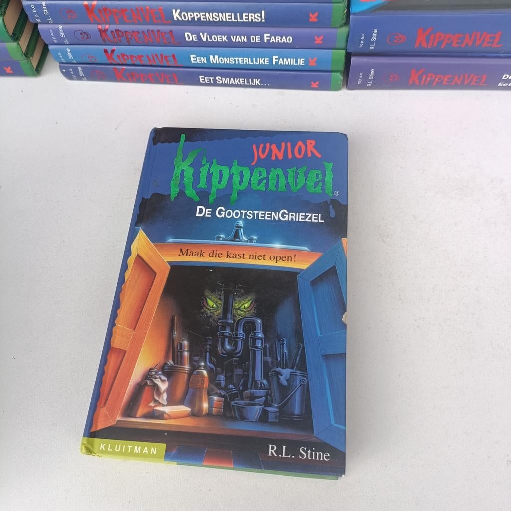 Kippenvel Junior: De Gootsteengriezel, Ophalen of Verzenden, Zo goed als nieuw, R. L. Stine., Fictie algemeen