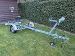 Oersterke Damco boottrailer, 5,5 m - nieuwe lier en neuswiel, Watersport en Boten, Boottrailers, Ophalen, Minder dan 1500 kg, Gebruikt