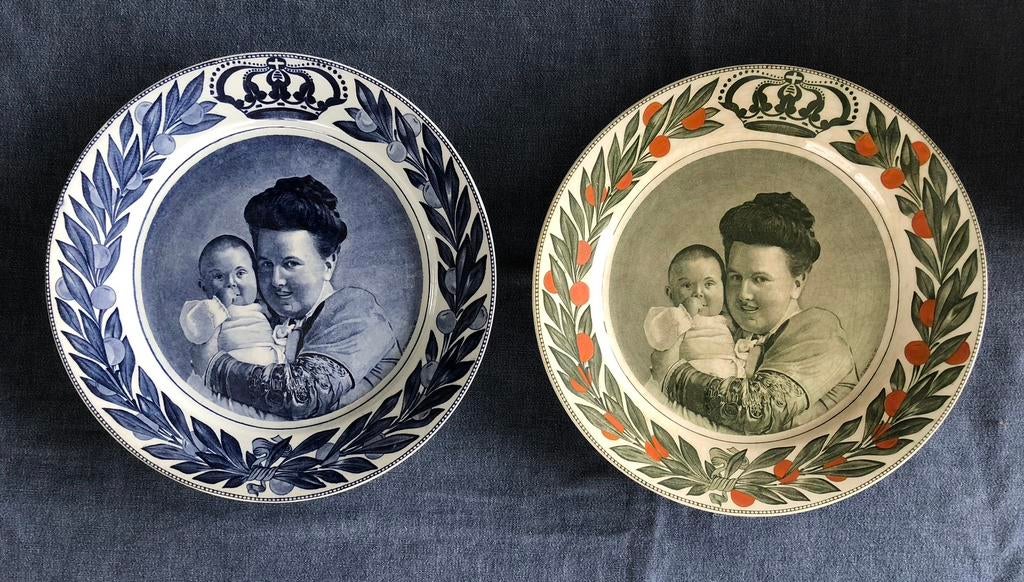 Gedenkbord Juliana 1909 (in 2 uitvoeringen), Ophalen of Verzenden
