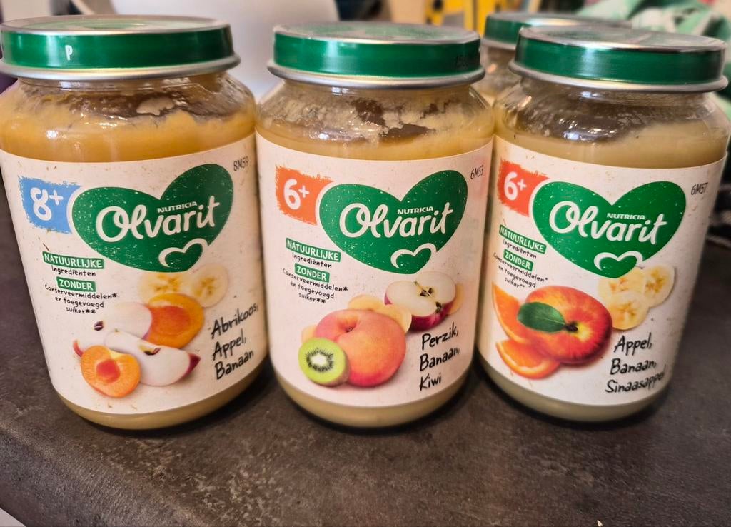 Gratis! Olvarit babyvoeding 6+ maanden, diverse smaken, Ophalen, Overige typen