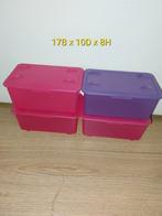 Roze paarse gekleurde opbergbakjes opberg bewaar bakjes ikea, Ophalen of Verzenden, Zo goed als nieuw, Overige typen