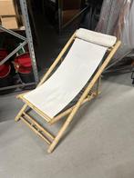 8 strandstoel wit tekoop, Ophalen, Gebruikt, Hout, Verstelbaar