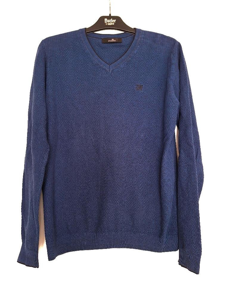 Blauwe trui - VANGUARD - Maat M, Ophalen of Verzenden, Zo goed als nieuw, Maat 52/54 (L), Blauw