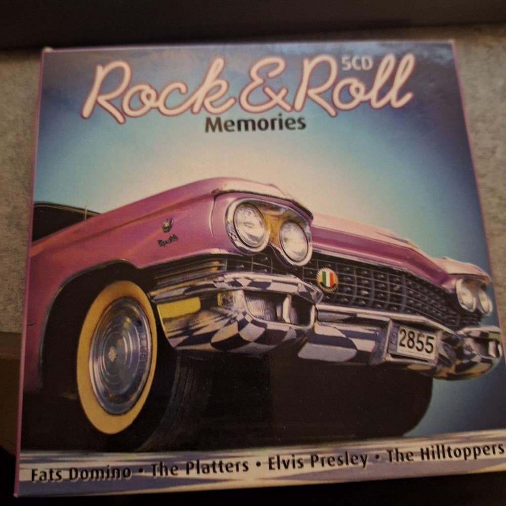 5 cd box rock & roll memories, Ophalen of Verzenden, Zo goed als nieuw, Pop