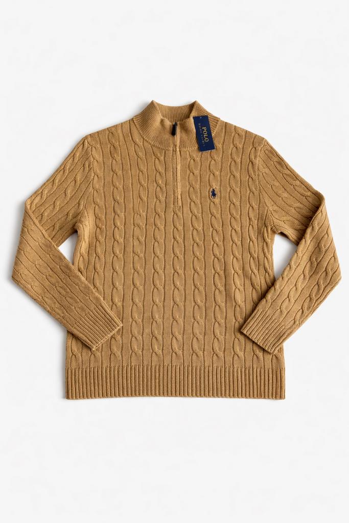 Ralph Lauren trui beige (M) - Nieuw met kaartje, Kleding | Heren, Truien en Vesten, Verzenden, Nieuw, Maat 48/50 (M), Bruin