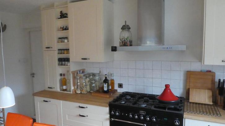 ikea keuken in onderdelen Faktum adel 21267, Huis en Inrichting, Keuken | Complete keukens, Gebruikt, Hoekkeuken, Crème, Hout