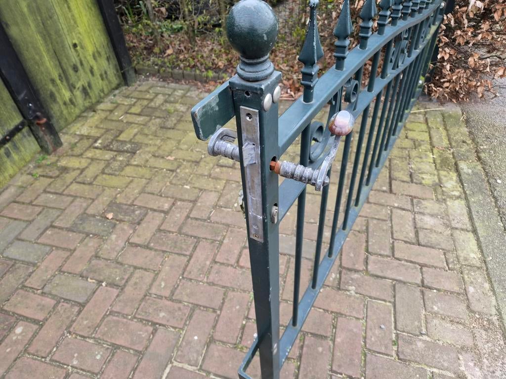 Lage open poort 4 meter ABC hekwerken, Ophalen of Verzenden, Gebruikt, IJzer