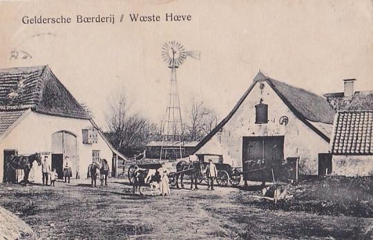 Beekbergen Geldersche Boerderij Woeste Hoeve, Ophalen of Verzenden, Voor 1920, Gelopen, Gelderland