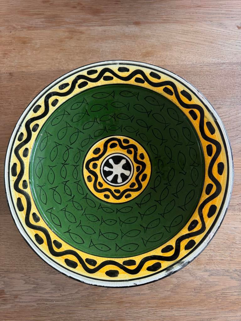 Couscous schaal uit Marokko, Ophalen, Zo goed als nieuw, Rond, Steen of Aardewerk