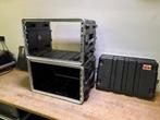 Flightcase Rack 19" inch double door 6U ABS (2 beschikbaar), Ophalen of Verzenden, Gebruikt, Overige instrumenten, Flightcase