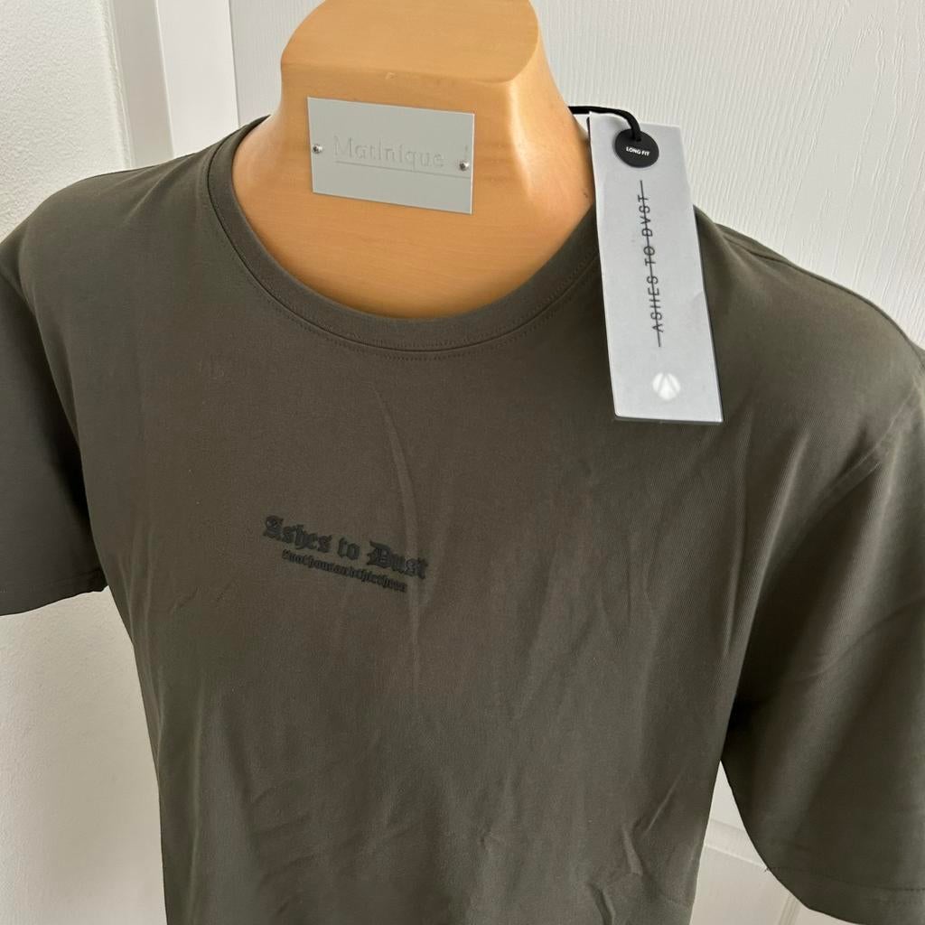 NIEUW Ashes to Dust long fit shirt maat L groen SPOTPRIJS!!!, Kleding | Heren, Ophalen of Verzenden, Nieuw, Maat 52/54 (L), Groen