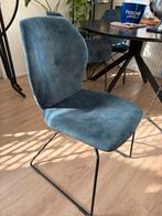 Goossens eetkamerstoelen - goede staat, Ophalen, Gebruikt, Blauw, Vier