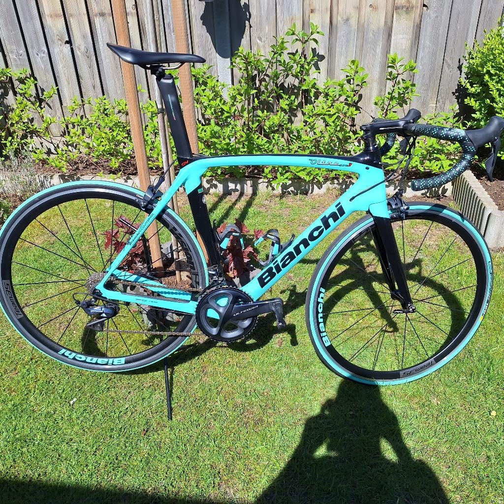 Bianchi Oltre XR3 racefiets, Fietsen en Brommers, Fietsen | Racefietsen, 28 inch, Carbon, Zo goed als nieuw, Meer dan 20 versnellingen