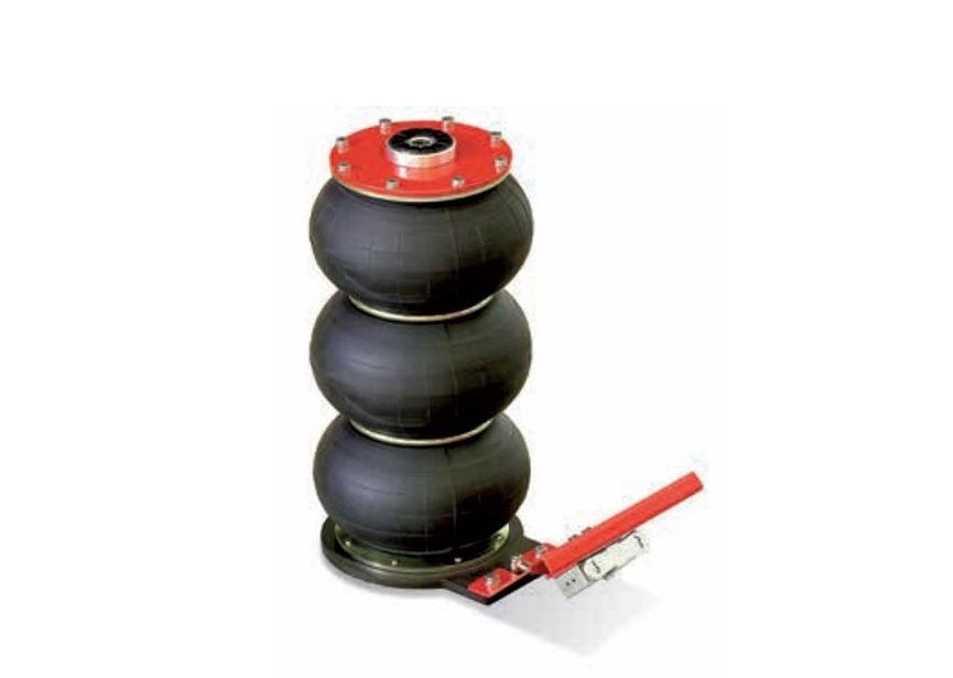 Pneumatische ballonkrik 2 balgen 2T 205-490mm korte hendel, Auto diversen, Krikken, Ophalen of Verzenden, Nieuw, Hydraulisch, Garagekrik
