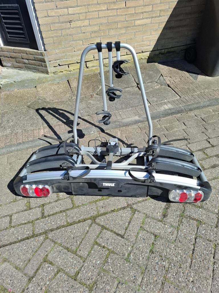 Thule 909 fietsdrager voor 3 fietsen, Ophalen, Zo goed als nieuw, Trekhaakdrager