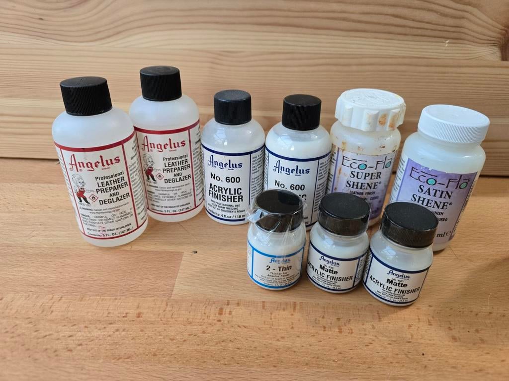 Angelus leerbewerking producten - gebruikt, Ophalen of Verzenden, Gebruikt, Overige typen