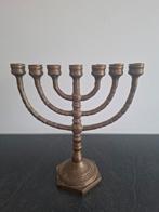 Prachtige  messing menora, Ophalen of Verzenden, Koper of Brons