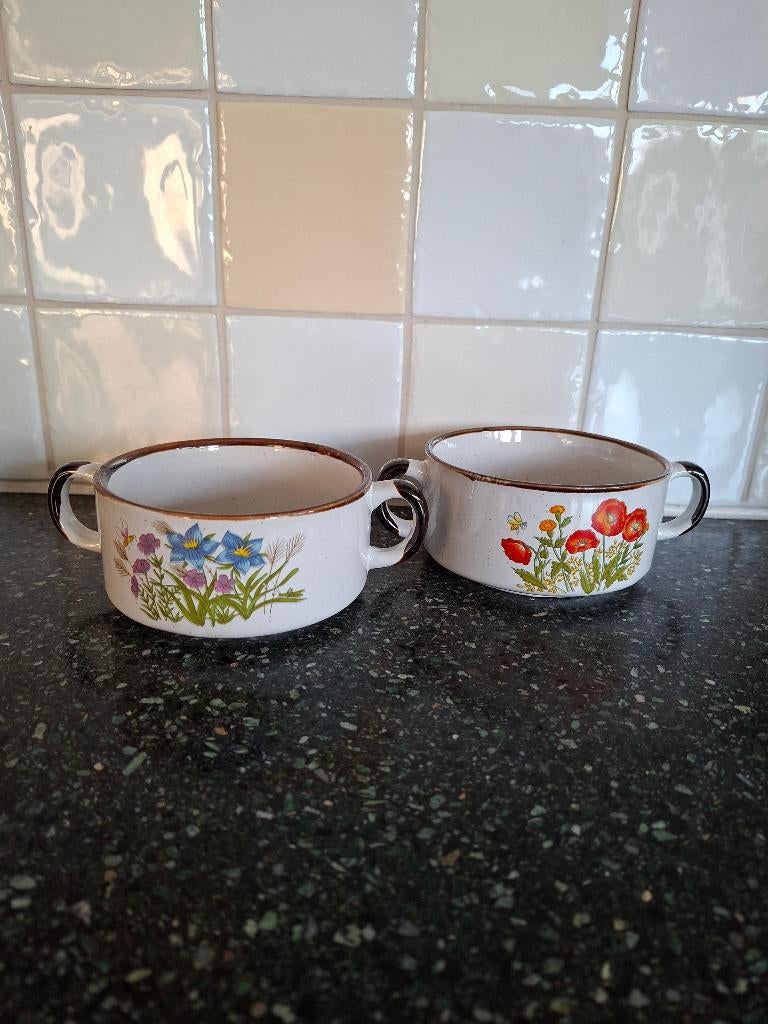 Wild Flower vintage - retro servies delen, Ophalen of Verzenden, Porselein, Overige stijlen