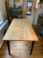 Eiken houten tafel, Ophalen, Gebruikt, Eikenhout, 50 tot 100 cm