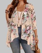 Bloemen Kimono Vest (46-54), Verzenden, Nieuw, Overige kleuren, Trui of Vest