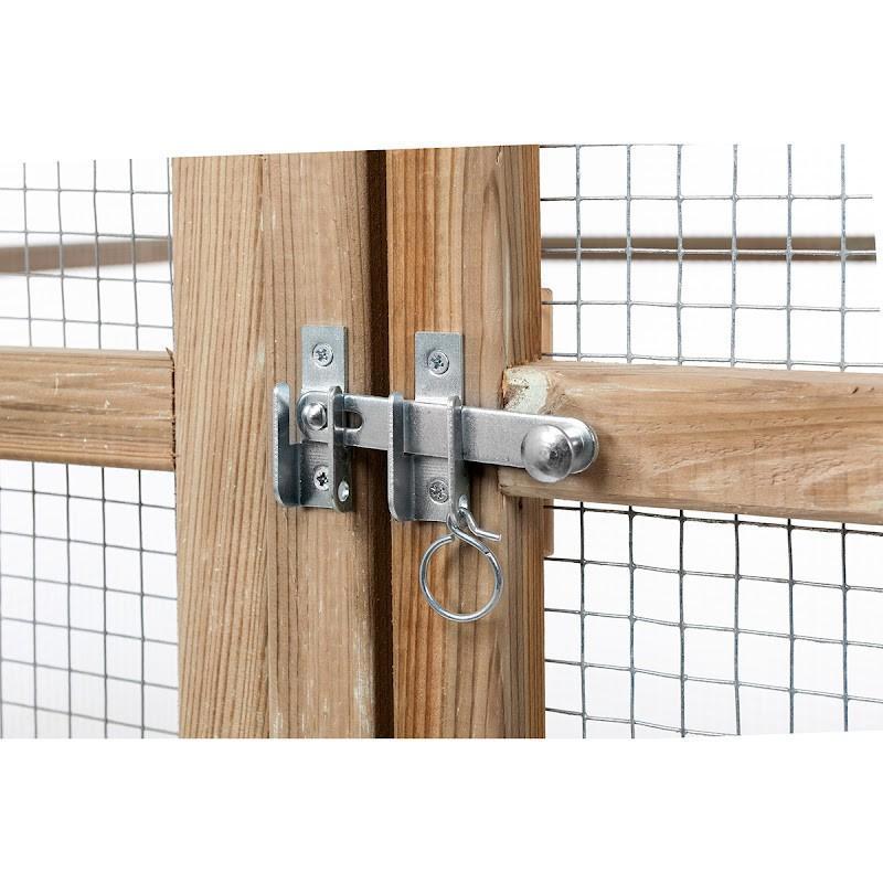 Houten Volière met sluis Adam, Dieren en Toebehoren, Vogels | Hokken en Kooien, Ophalen of Verzenden, Nieuw, Hout, Volière