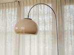 Jaren 60/70 Arc lamp | Vintage, Mid-century | Vloerlamp boog, Gebruikt, Vintage, Mid-century, Ophalen of Verzenden, Glas