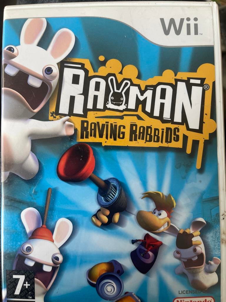 Rayman Raving Rabbids Wii, Spelcomputers en Games, Gebruikt, Overige genres, Eén computer, Ophalen of Verzenden