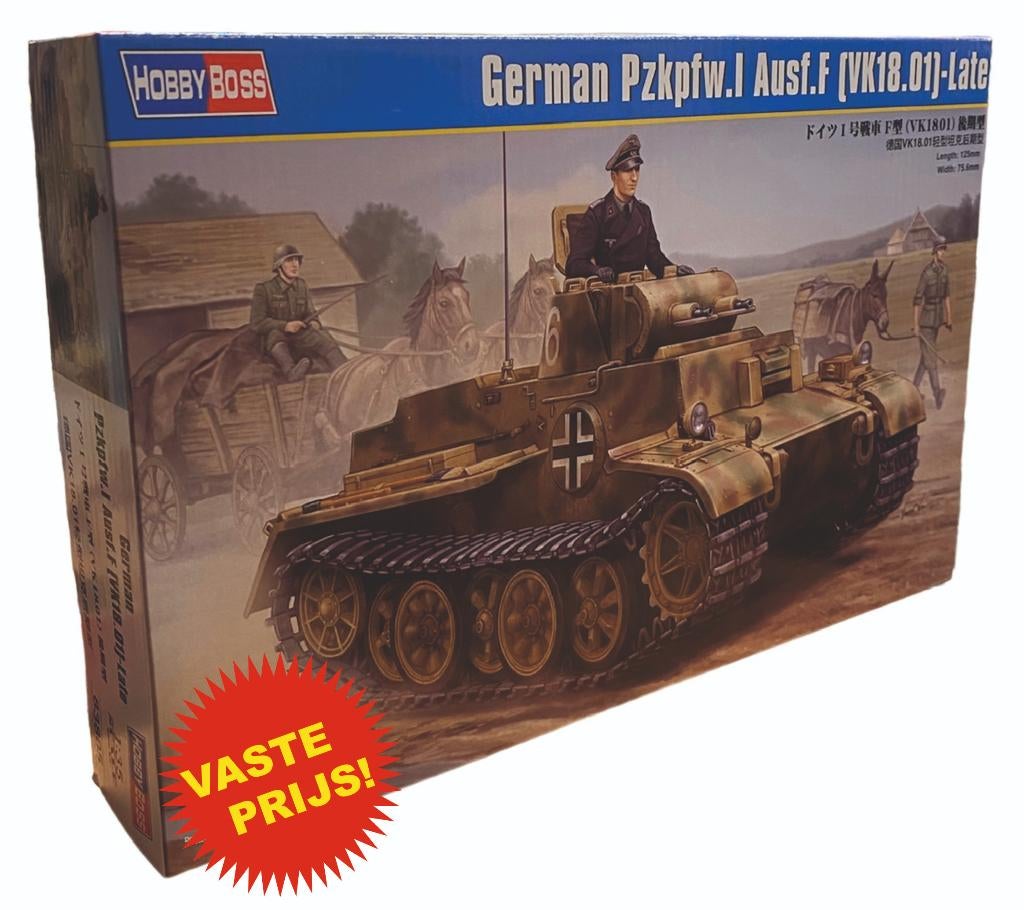 German Pzkpfw.l Ausf.F VK18.01-Late (Hobby Boss 83805) 1/35, Overige merken, Tank, 1:32 tot 1:50, Nieuw