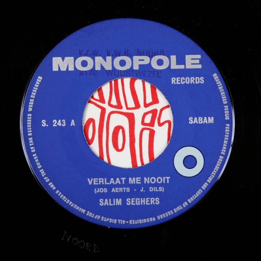 VERLAAT ME NOOIT Salim Seghers HIT SCHLAGER 1971, Verzenden, 7 inch, Single, Zo goed als nieuw