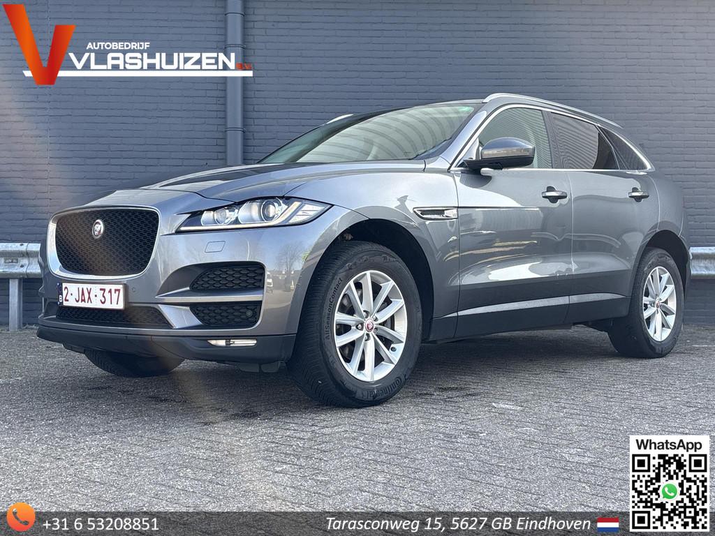 Jaguar F-PACE 2.0 Prestige 20d | Leder | Pano | Climate | Cr, Auto's, Jaguar, Achterwielaandrijving, Gebruikt, Euro 6, 4 cilinders