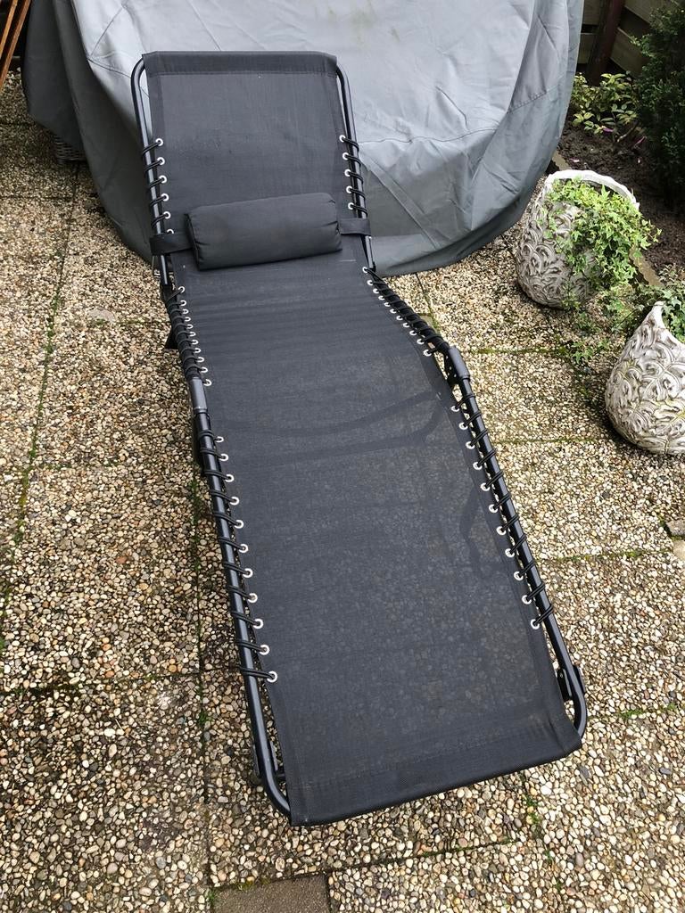 Strand  stoel(verstelbaar), Ophalen of Verzenden, Zo goed als nieuw, Aluminium, Verstelbaar