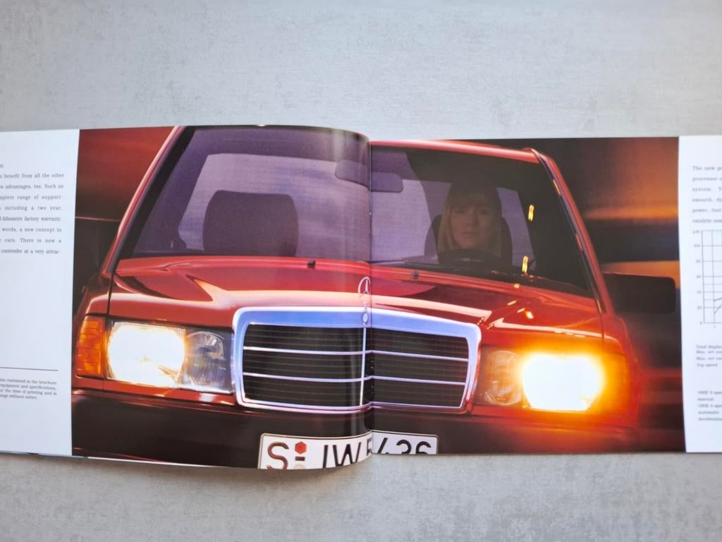 Australische Mercedes-Benz 180 E brochure - 1991, Ophalen of Verzenden, Zo goed als nieuw, Mercedes