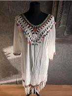 Mooie witte Ibiza tuniek/blouse mt 42 ZGAN, Ophalen of Verzenden, Zo goed als nieuw, Maat 42/44 (L), Wit