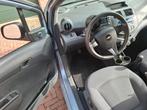 Nieuwstaat Chevrolet Spark 4-'12 Apk 2-'27 garage onderhoud, Auto's, Voorwielaandrijving, Stof, 4 cilinders, Blauw