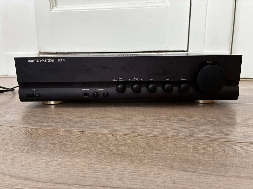 Harman/Kardon HK 610 Stereo Versterker, Overige merken, Gebruikt, Ophalen of Verzenden, 60 tot 120 watt
