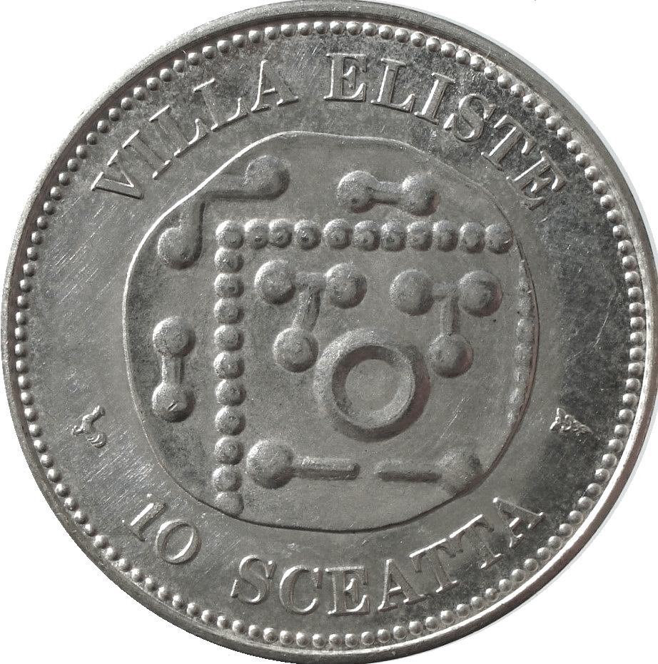 Nederland - Elst 100 sceatta (stedenpenning, zilver, UNC-), Postzegels en Munten, Ophalen of Verzenden, Zilver, Nederland