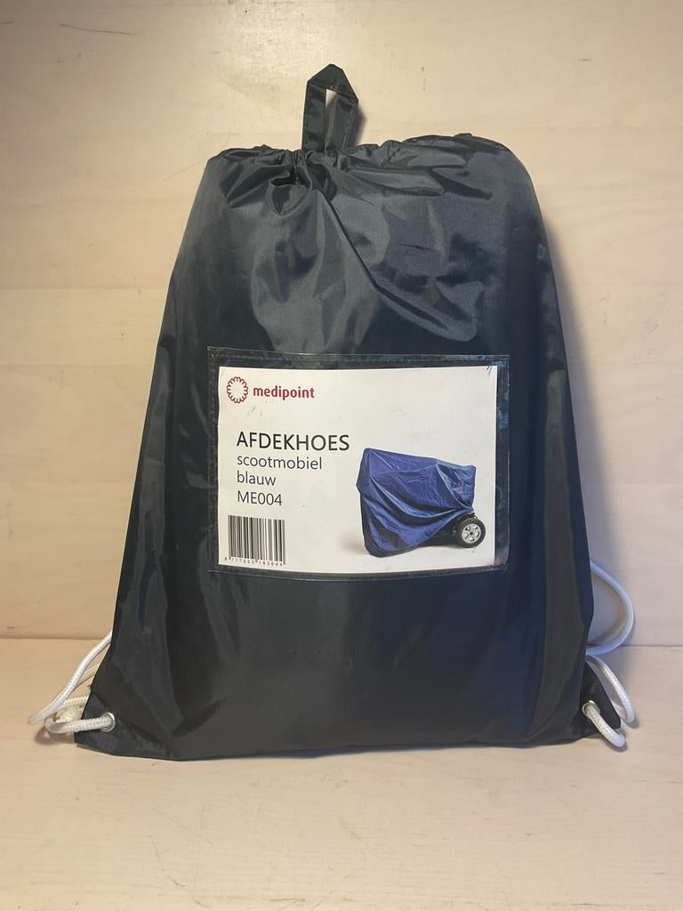Medipoint afdekhoes scootmobiel blauw, Ophalen of Verzenden, Zo goed als nieuw