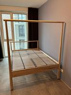 Ikea bed inclusief lattenbodem gratis af te halen!, Ophalen, Bruin, 140 cm, Zo goed als nieuw