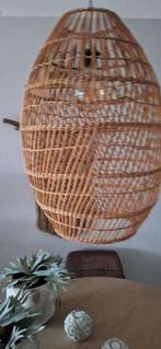 Rotan hanglamp, Huis en Inrichting, Ophalen, Zo goed als nieuw, 50 tot 75 cm