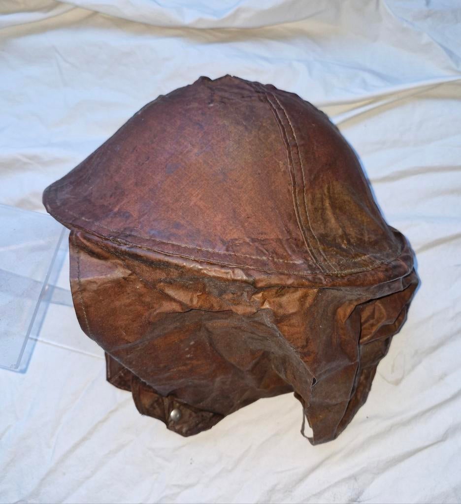 Ww2 Canadese antigas helmcover Canada Canadian, Ophalen of Verzenden, Landmacht, Engeland, Helm of Baret