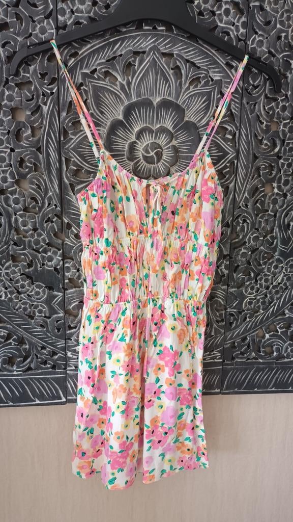 Playsuit van Bershka maat S, Kleding | Dames, Jumpsuits, Wit, Nieuw, Maat 36 (S), Bershka