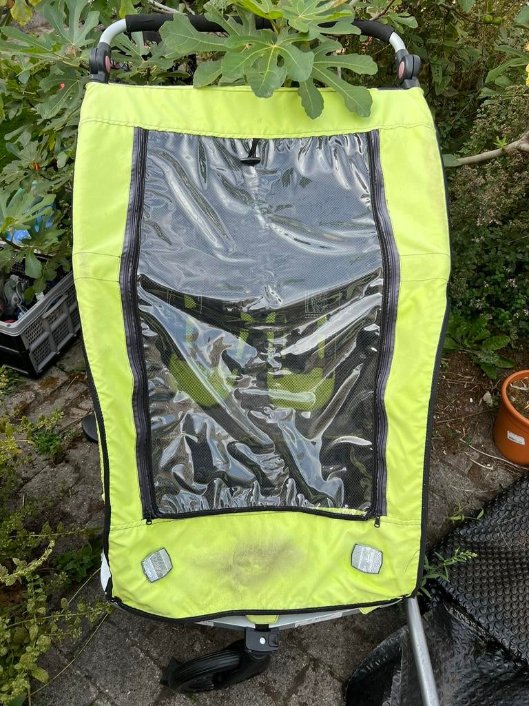 Kinder fietstrailer, Fietsen en Brommers, Fietsaccessoires | Aanhangers en Karren, Ophalen, Gebruikt, Kinderkar