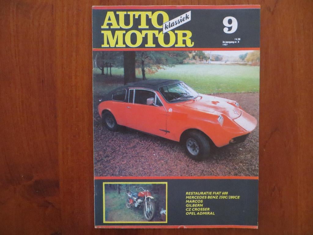 Auto Motor Klassiek 9 1987 Mercedes-Benz 250 C / 280 CE, Ophalen of Verzenden, Nieuw, Mercedes