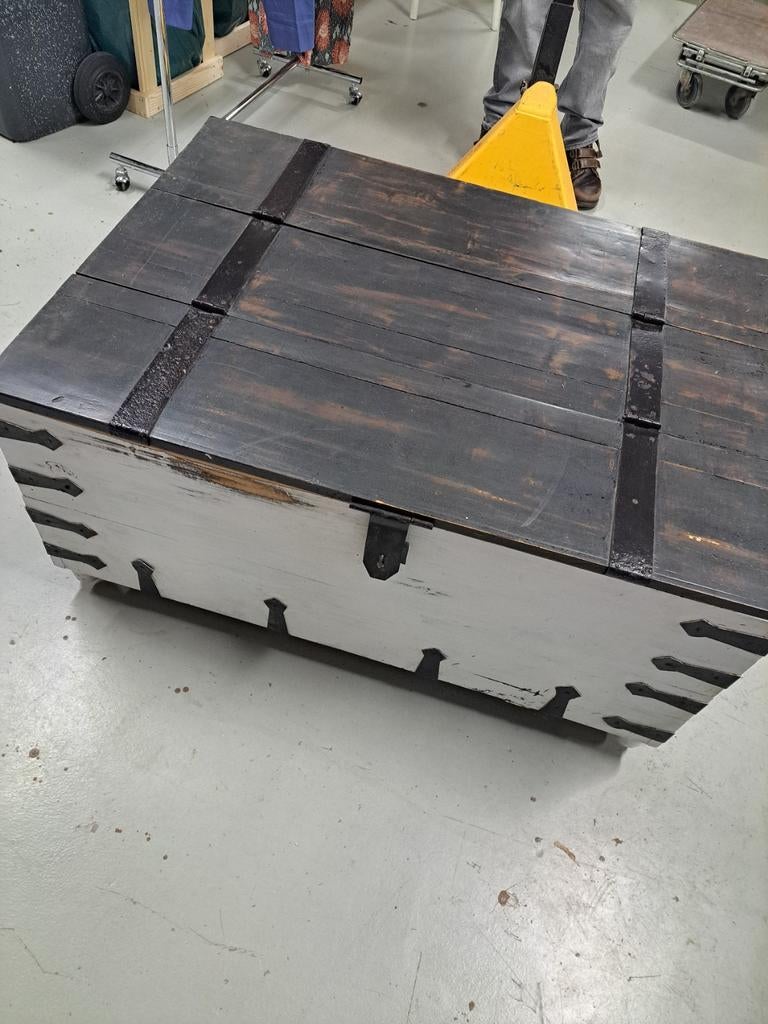 Grote houten kist, Huis en Inrichting, Woonaccessoires | Kisten, Ophalen