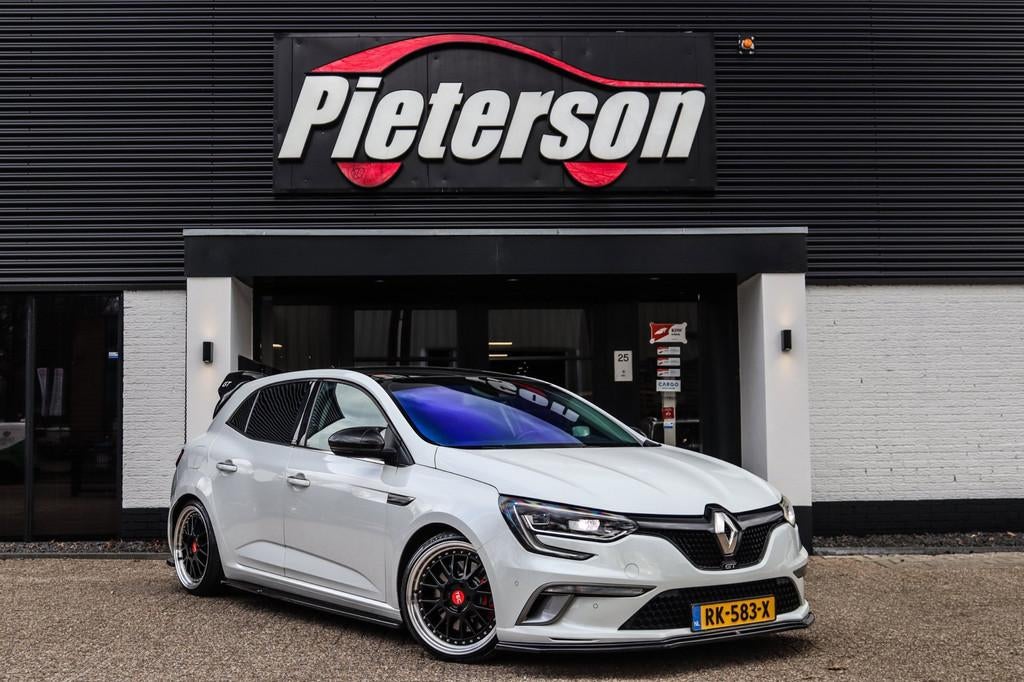 Renault Mégane 1.6 TCe GT DEALER OH AIRRIDE 4CONTROL BOSE, Auto's, Gebruikt, 4 cilinders, 1650 kg, Wit