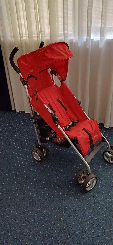 Rode Buggy Zo goed als nieuw + regenovertrek, Ophalen of Verzenden, Zo goed als nieuw, Overige merken, Regenhoes