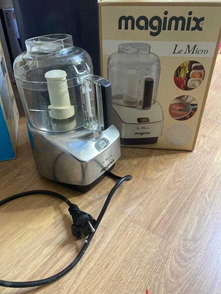 Magimix Le Micro Foodprocessor - Compact en Krachtig, Witgoed en Apparatuur, Minder dan 1 liter, Ophalen of Verzenden, Zo goed als nieuw