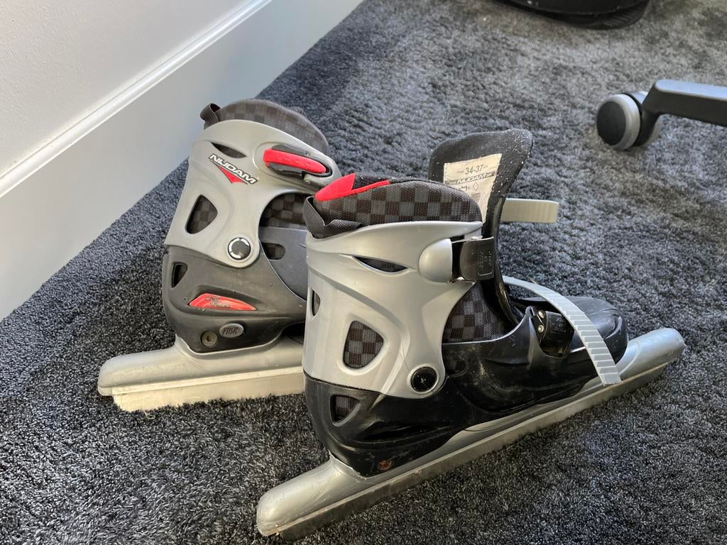 Nijdam schaatsen verstelbaar maat 34-37, Ophalen, Gebruikt, Combinoren, Nijdam